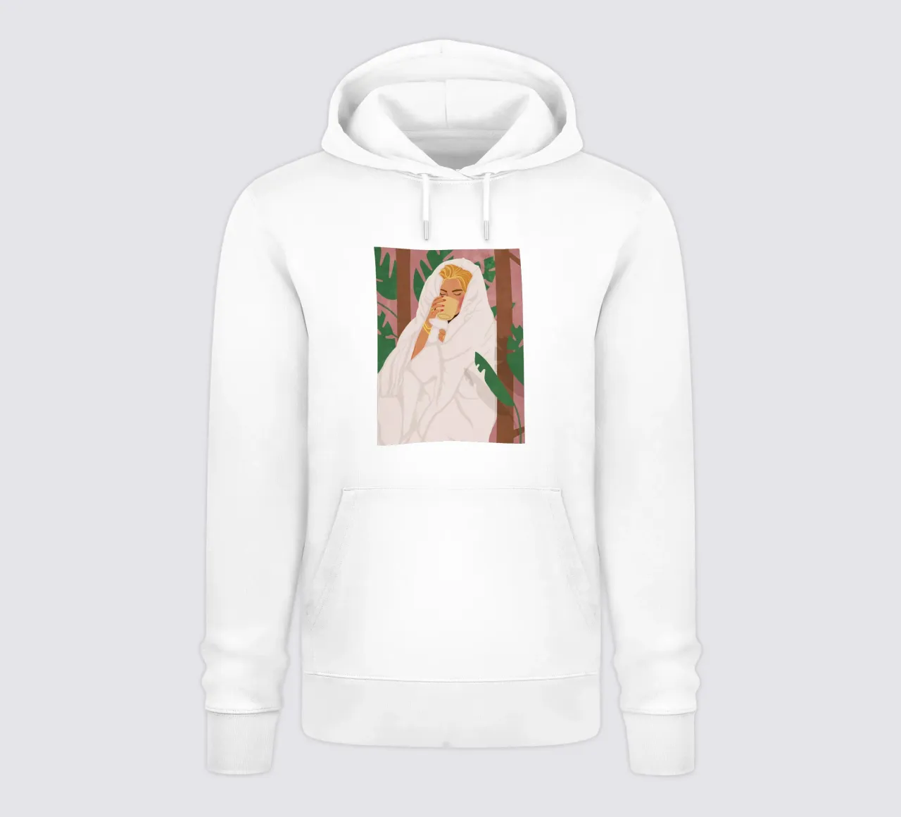 Momenti per me felpa con cappuccio da Illustration Raissa Oltmanns