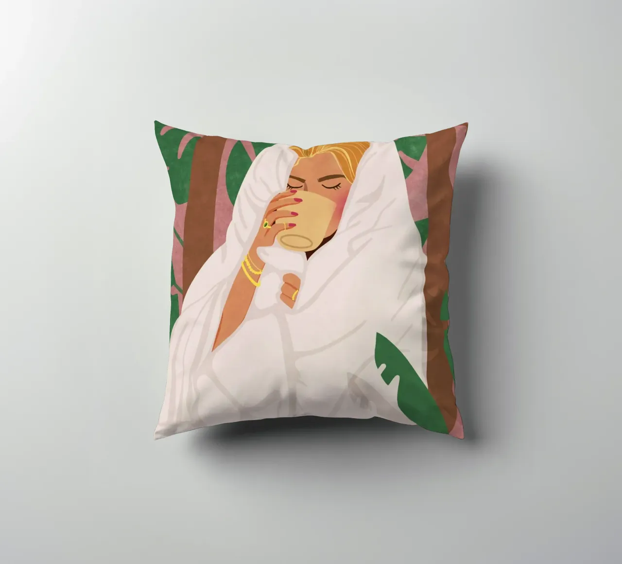 Momenti per me cuscino da Illustration Raissa Oltmanns