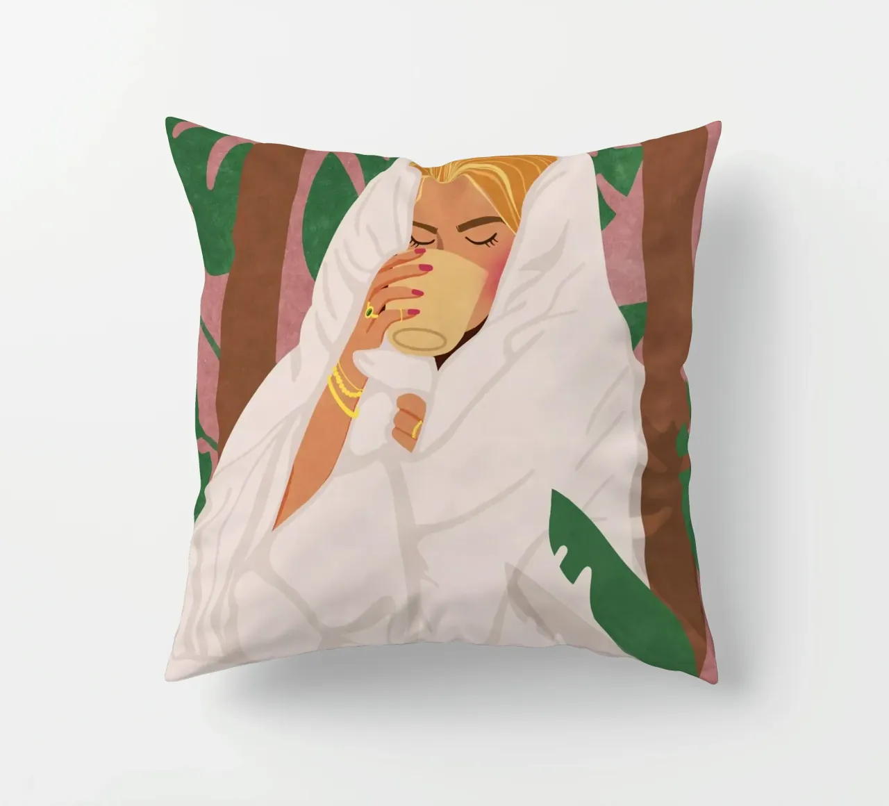 Momenti per me cuscino da Illustration Raissa Oltmanns