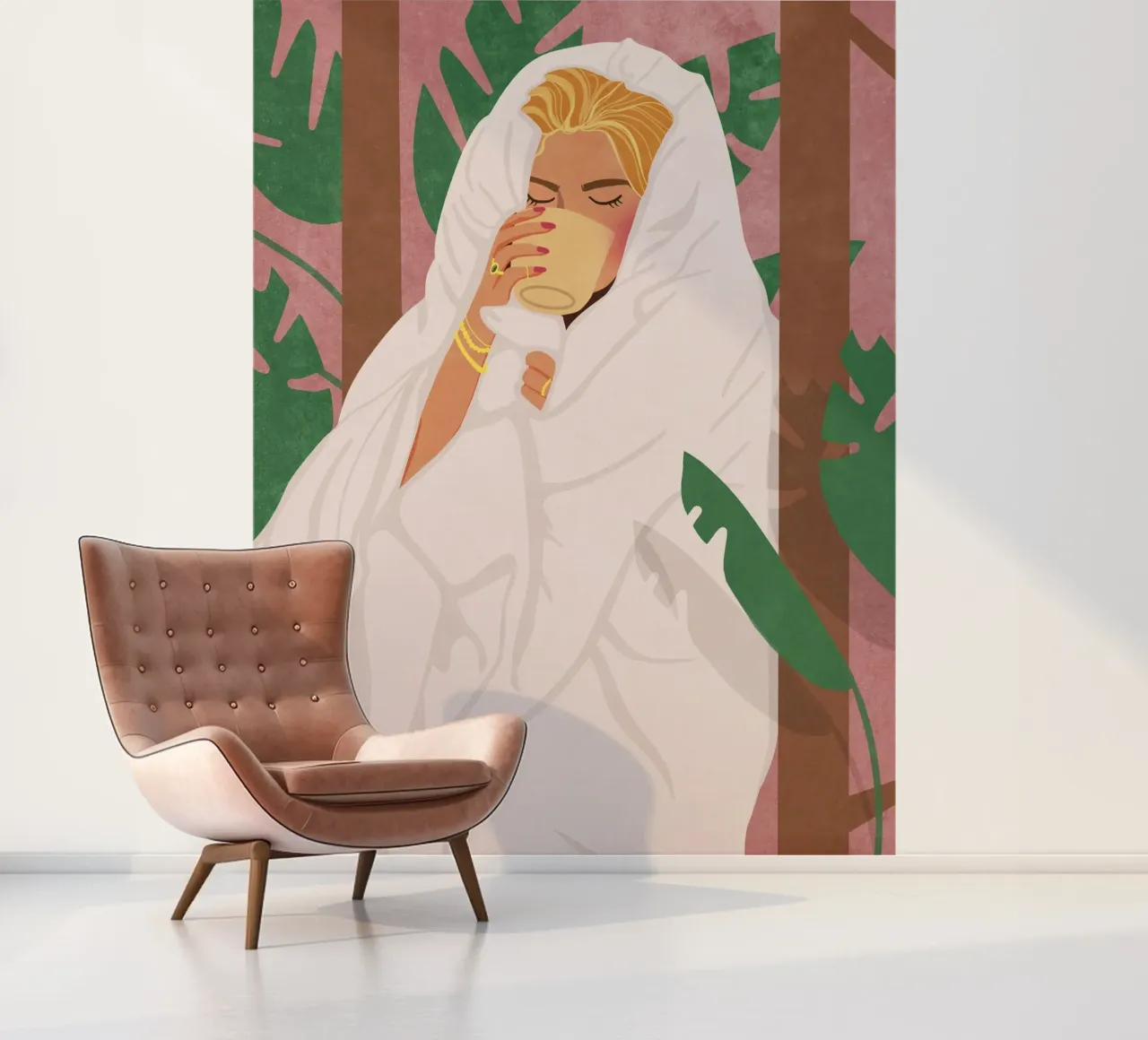 Me Time Moments photo wallpaper by Illustration Raissa Oltmanns
