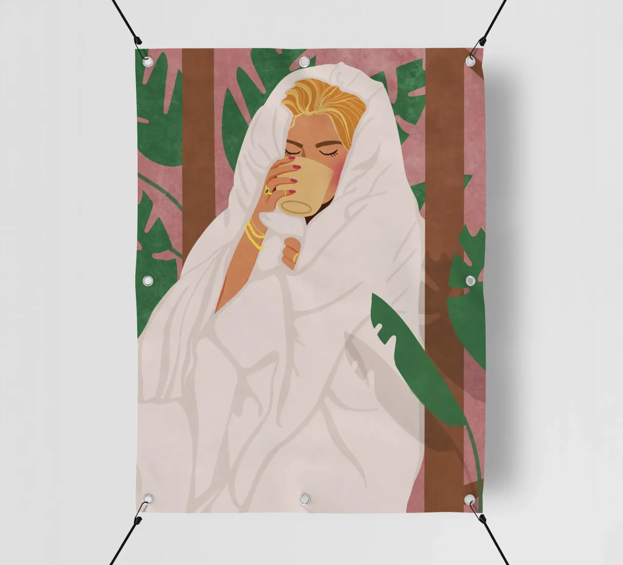 Momenti per me telo in pvc da Illustration Raissa Oltmanns