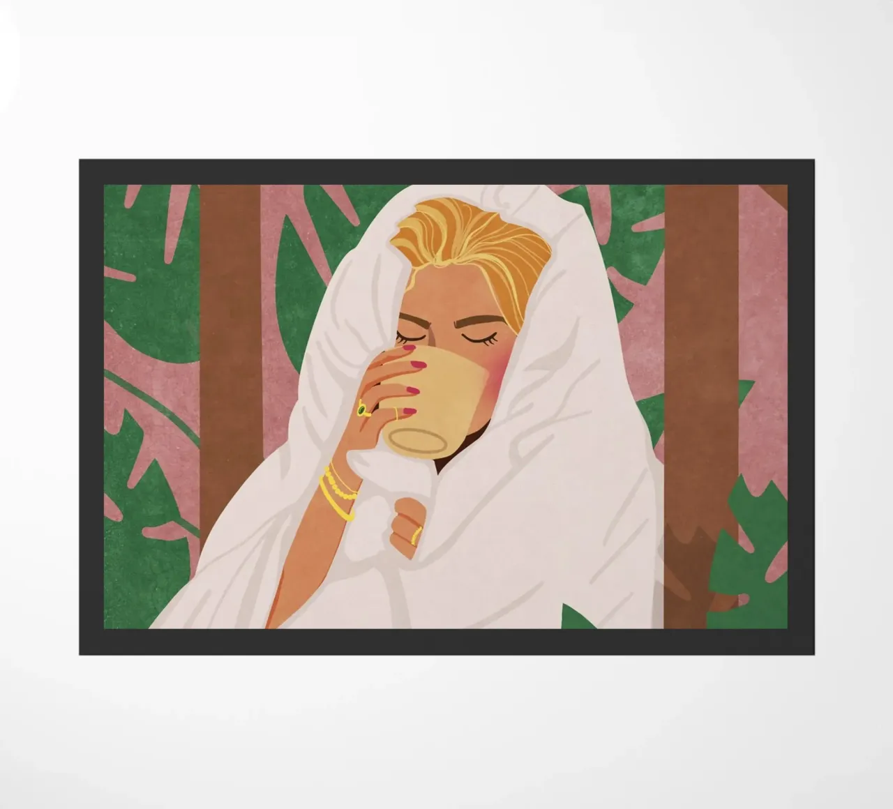 Momenti per me zerbino da Illustration Raissa Oltmanns