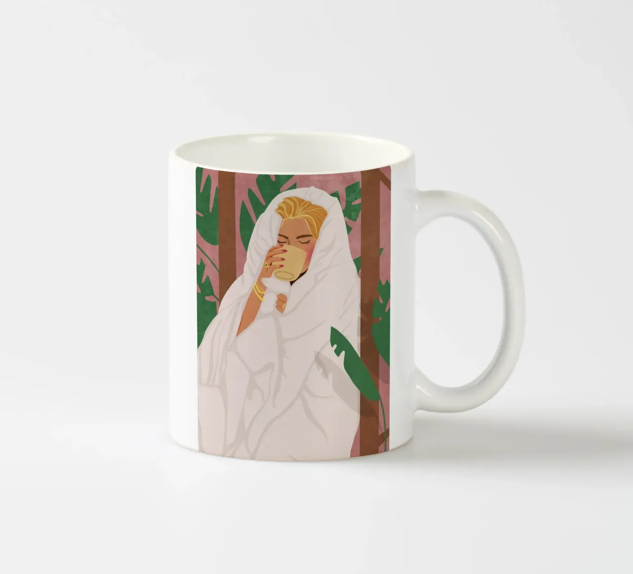 Momenti per me tazza in ceramica da Illustration Raissa Oltmanns