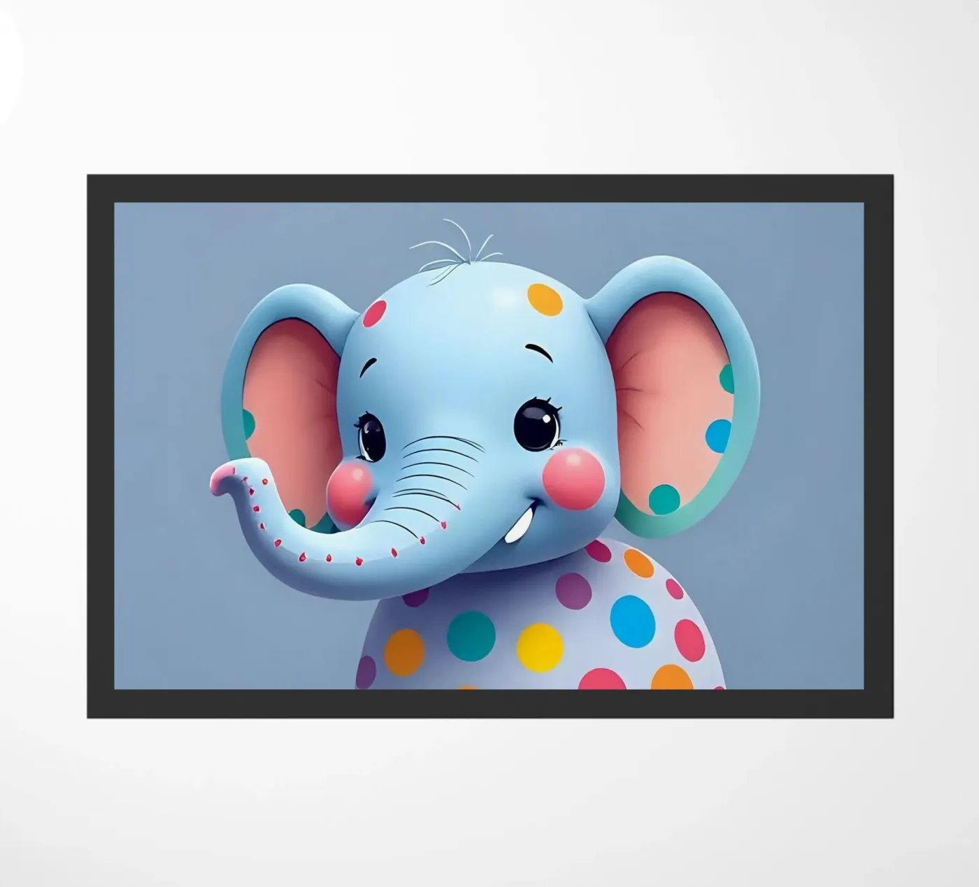 Elephant_3 doormat by Tierisch bunt by LK
