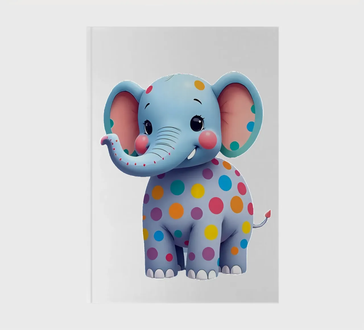 Elephant_3a notebook by Tierisch bunt by LK