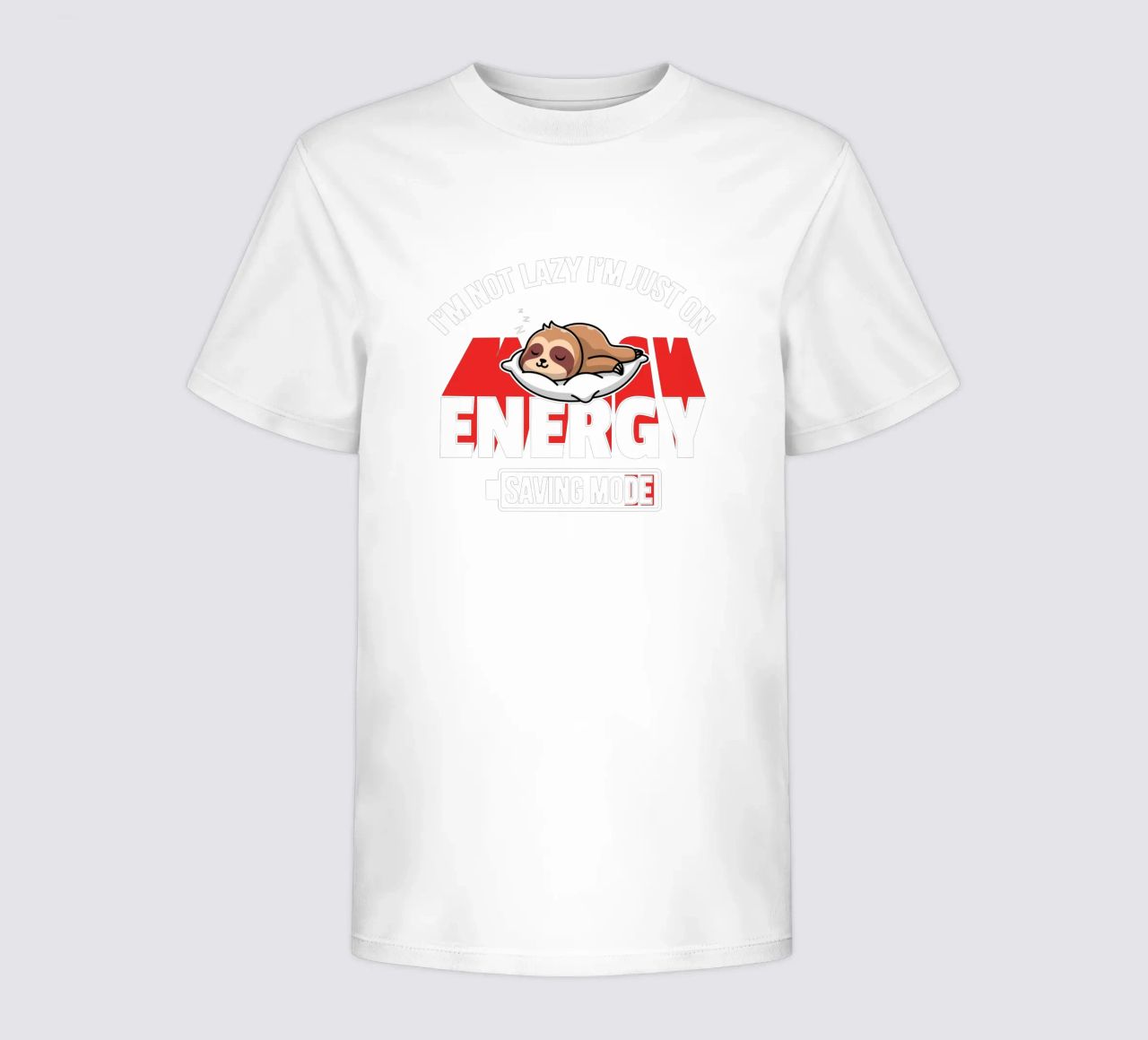 I'm not lazy I'm just on energy saving mode t-shirt bambini da edsonramosart