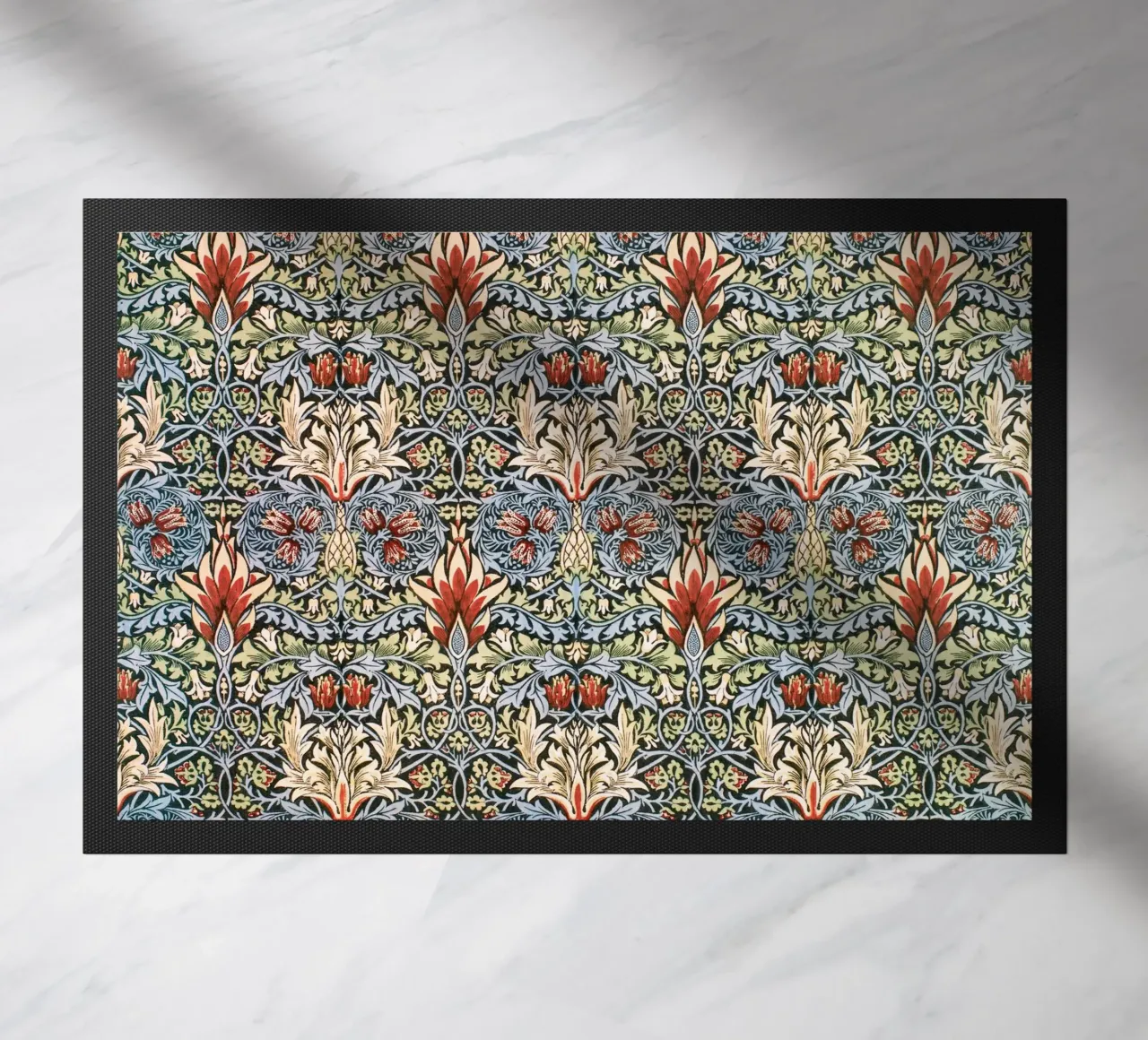 William Morris - Modello a fiori zerbino da Second Canvas
