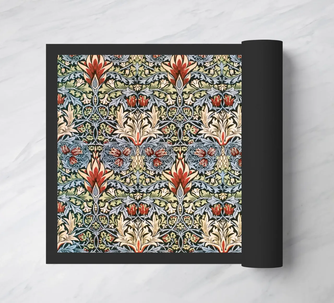 William Morris - Modello a fiori zerbino da Second Canvas