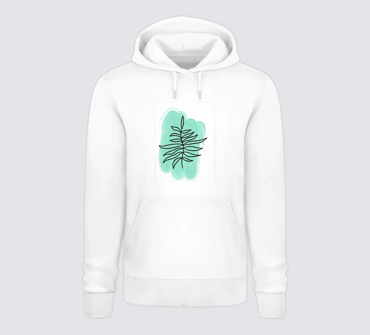 Leafy plant felpa con cappuccio da LisaArtes