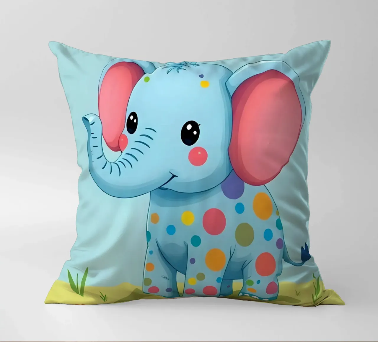 Elefante_4 cuscino da Tierisch bunt by LK