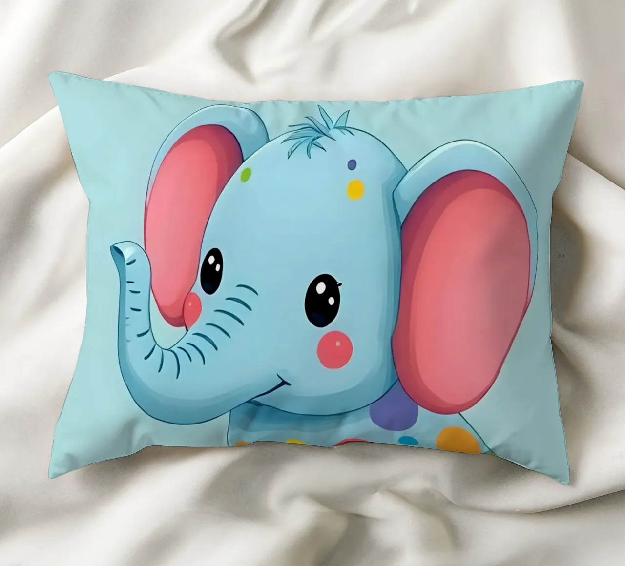 Elefante_4 cuscino da Tierisch bunt by LK