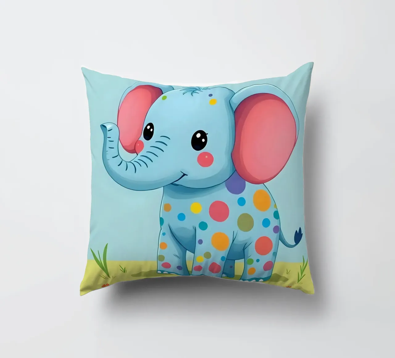 Elefante_4 cuscino da Tierisch bunt by LK