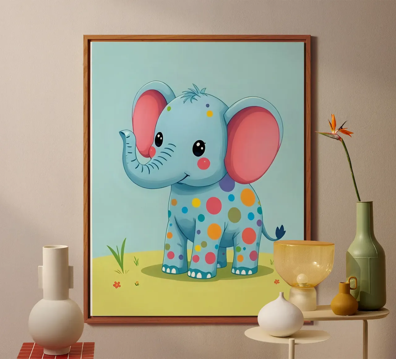 Elefante_4 alluminio dibond da Tierisch bunt by LK