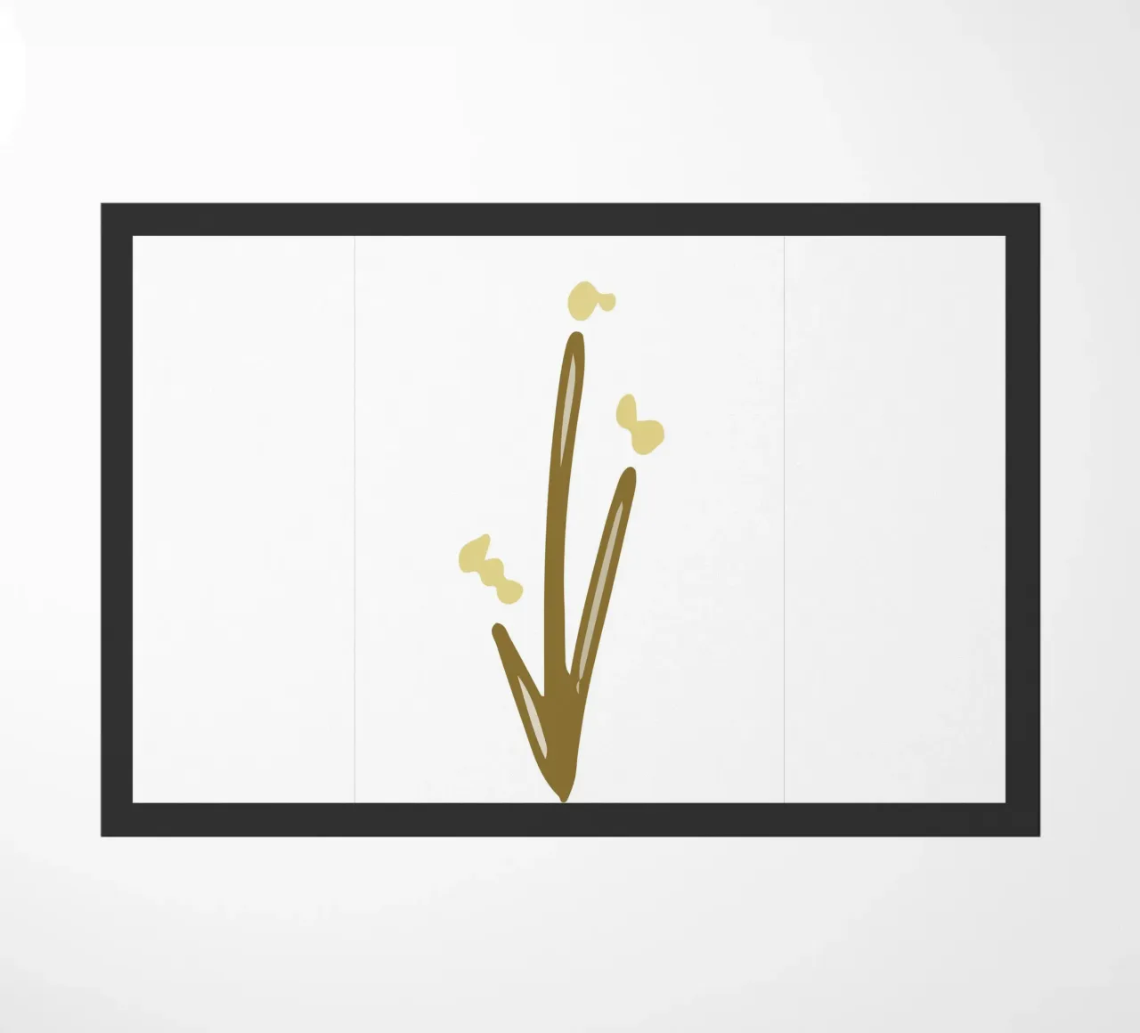 Three branches deurmat van LisaArtes