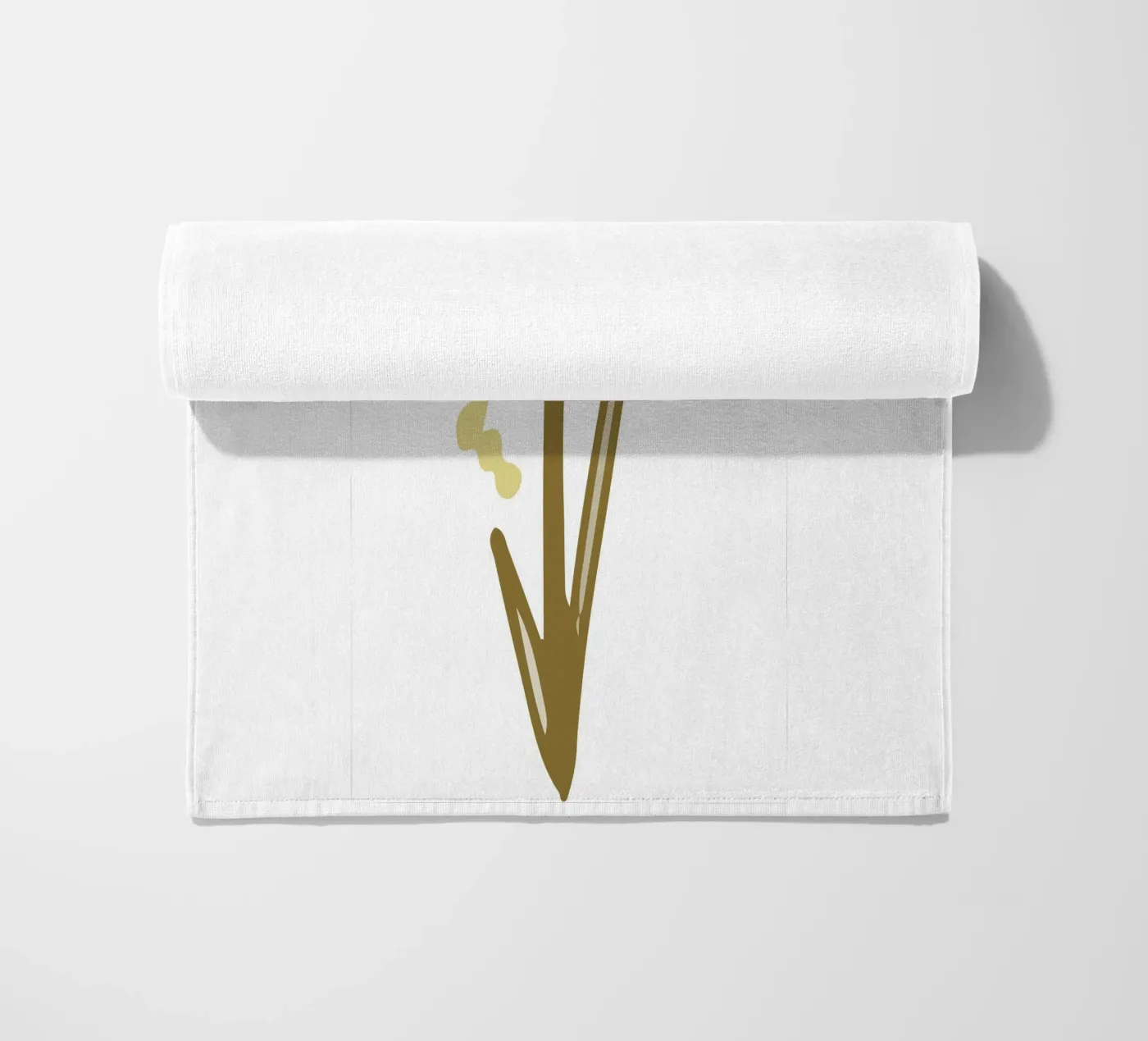 Three branches beach towel by LisaArtes