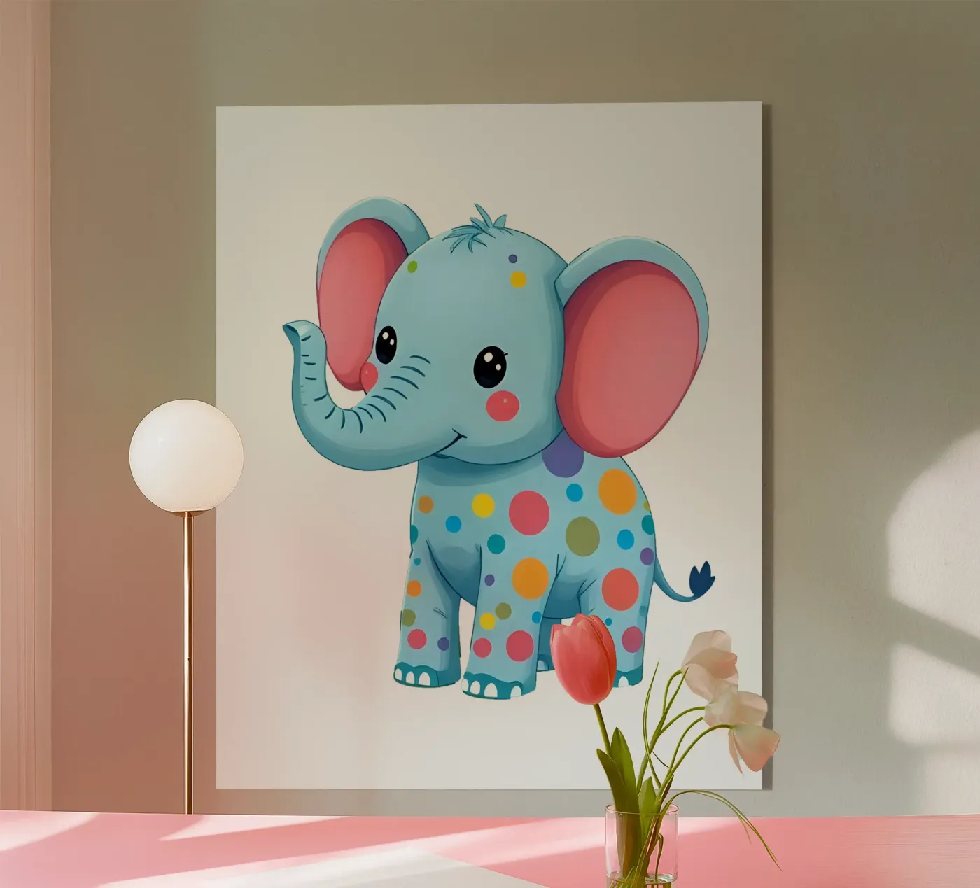 Elefante_4a plexiglass da Tierisch bunt by LK