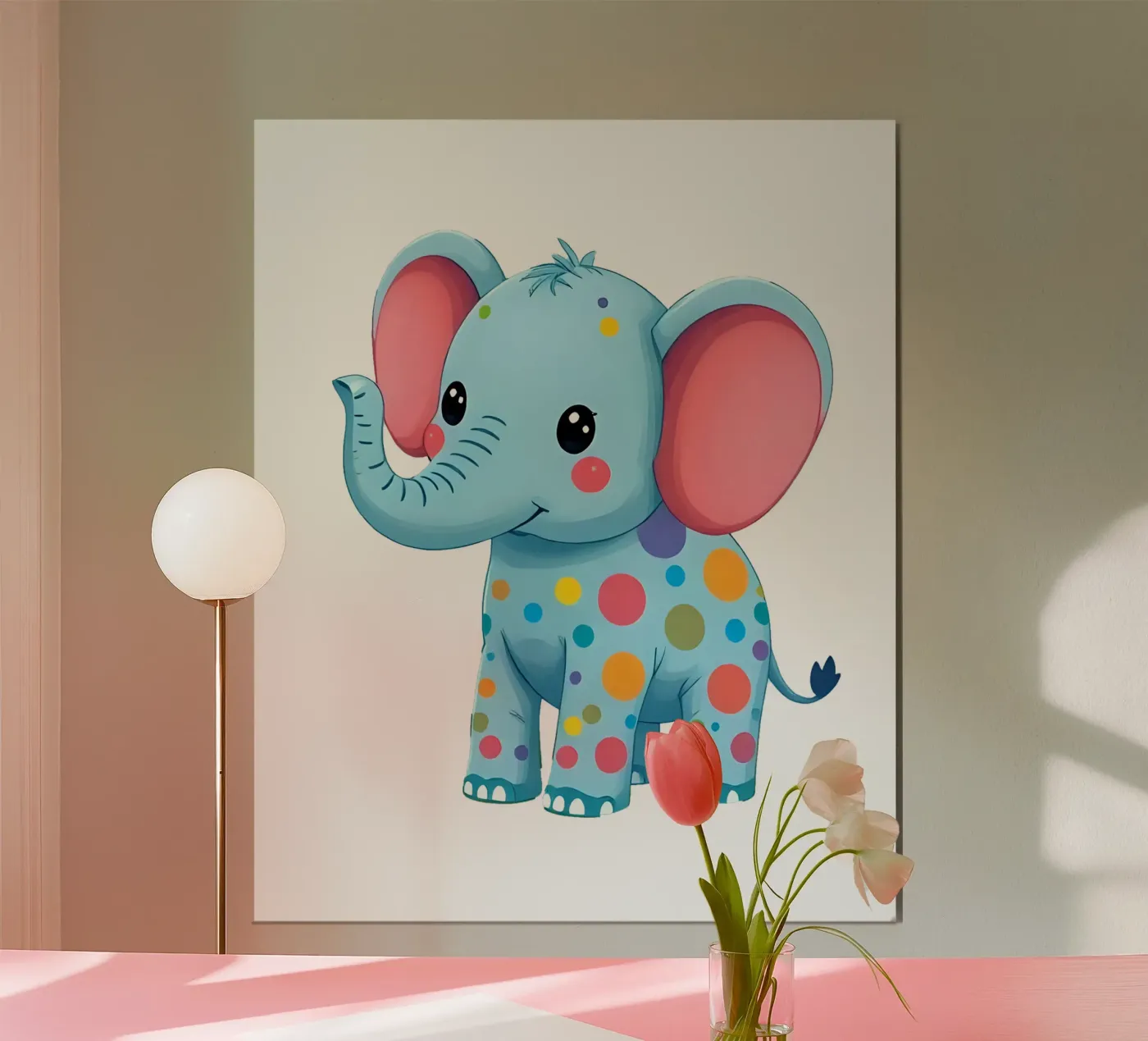 Elefante_4a poster da Tierisch bunt by LK