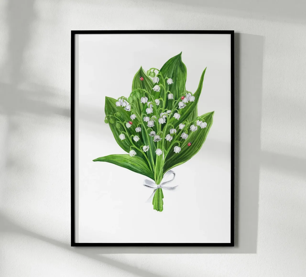 Bouquet di fiori di mughetto carta hahnemühle da Painted Nature