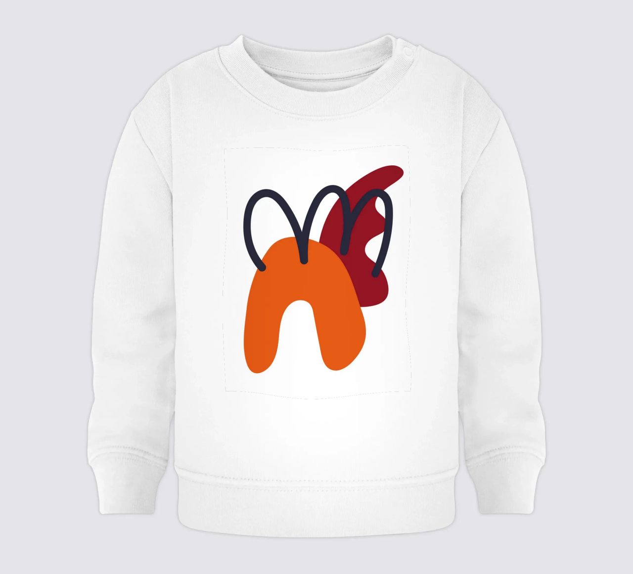 Bold abstract shapes felpa neonato da LisaArtes