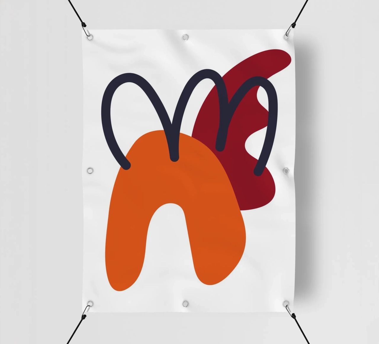 Bold abstract shapes telo in pvc da LisaArtes