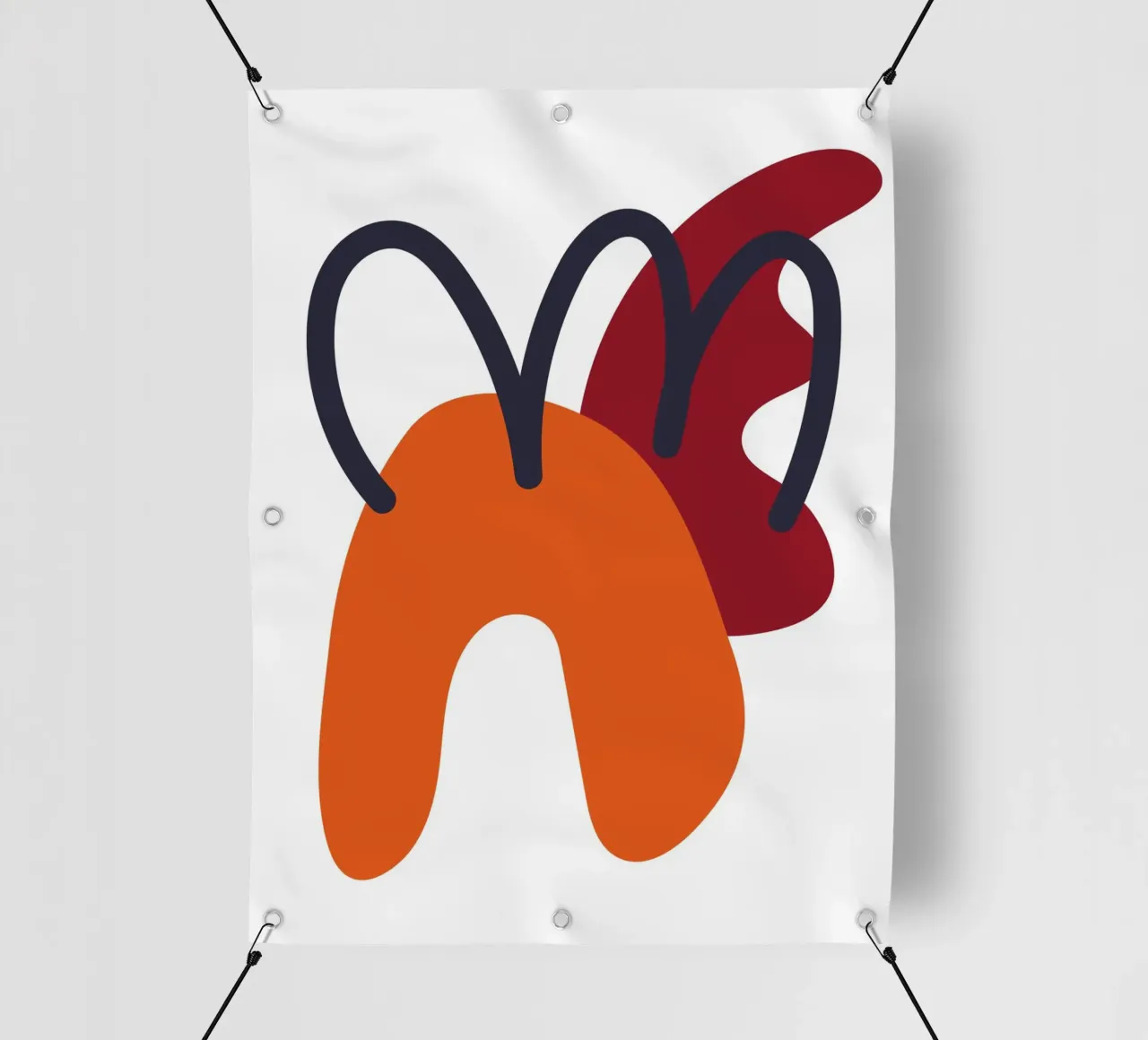 Bold abstract shapes telo in pvc da LisaArtes