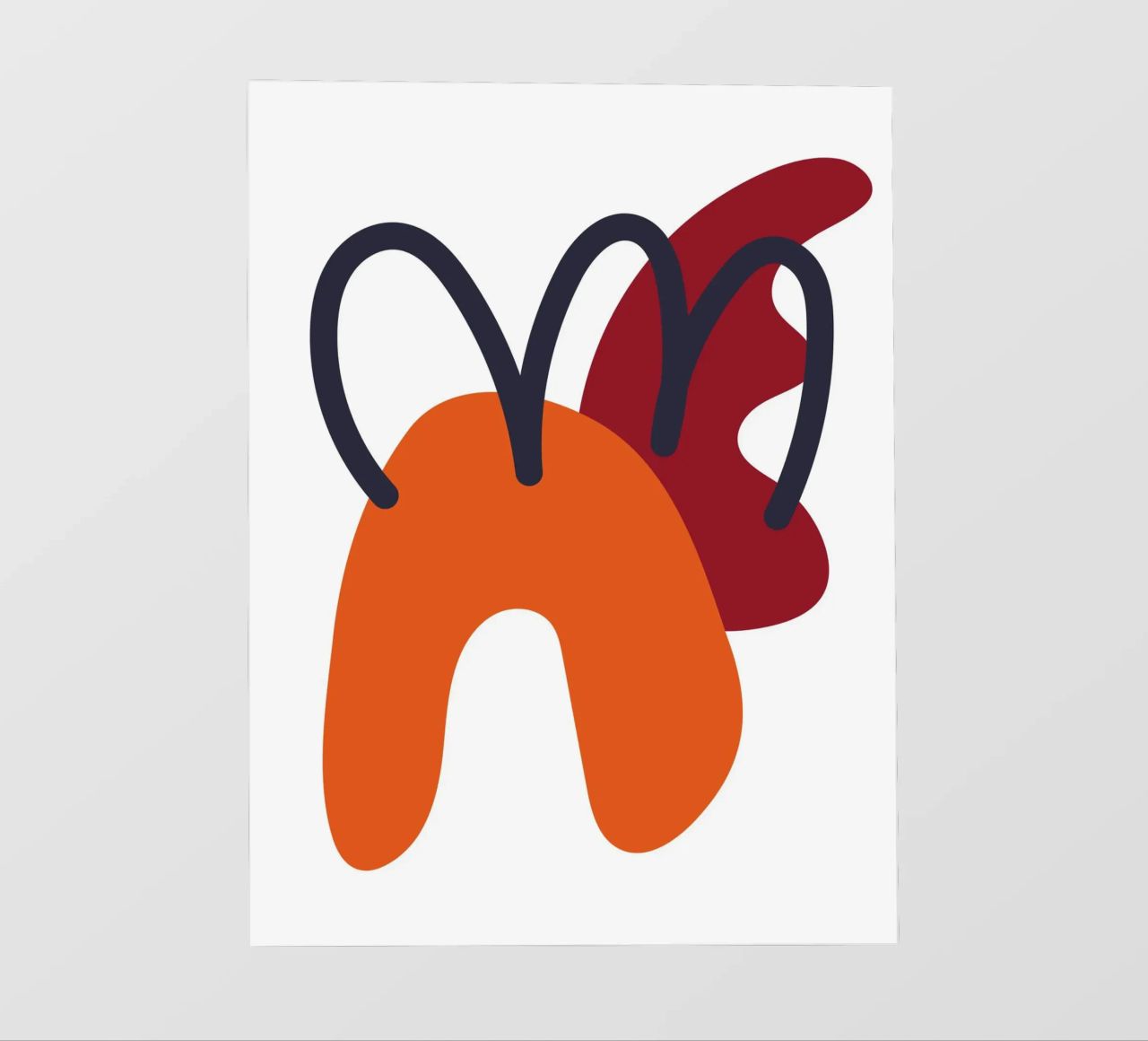 Bold abstract shapes telo in pvc da LisaArtes