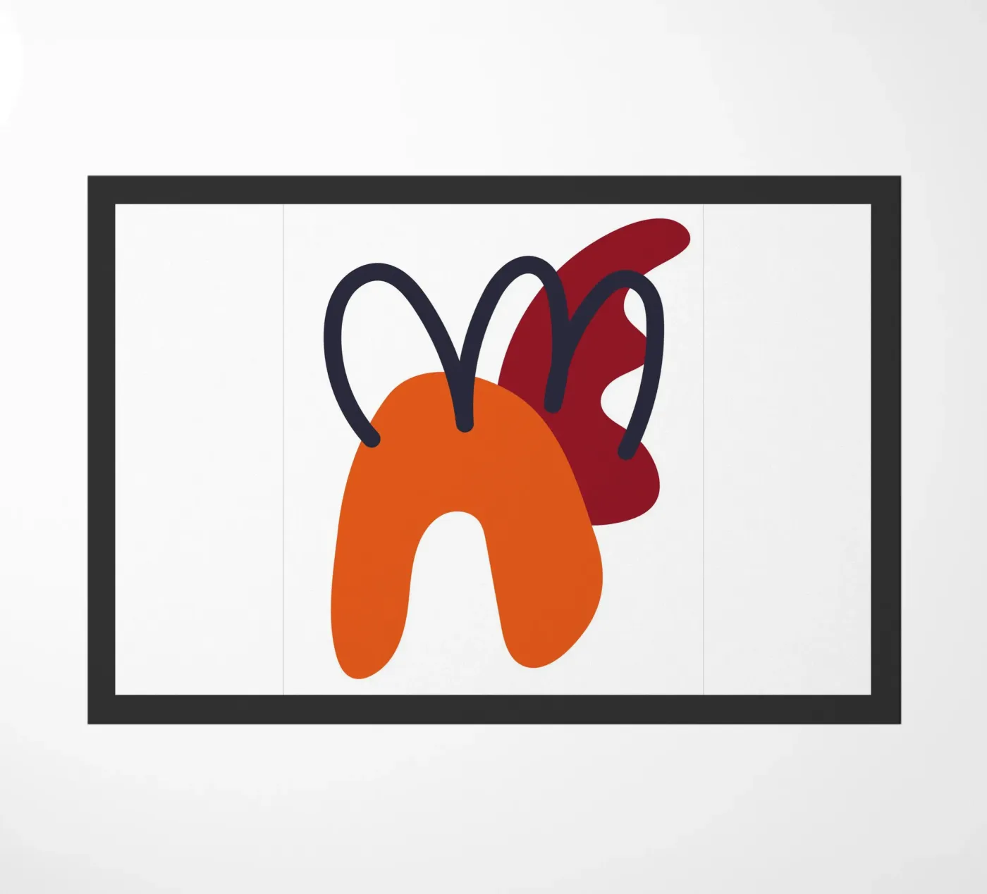 Bold abstract shapes zerbino da LisaArtes