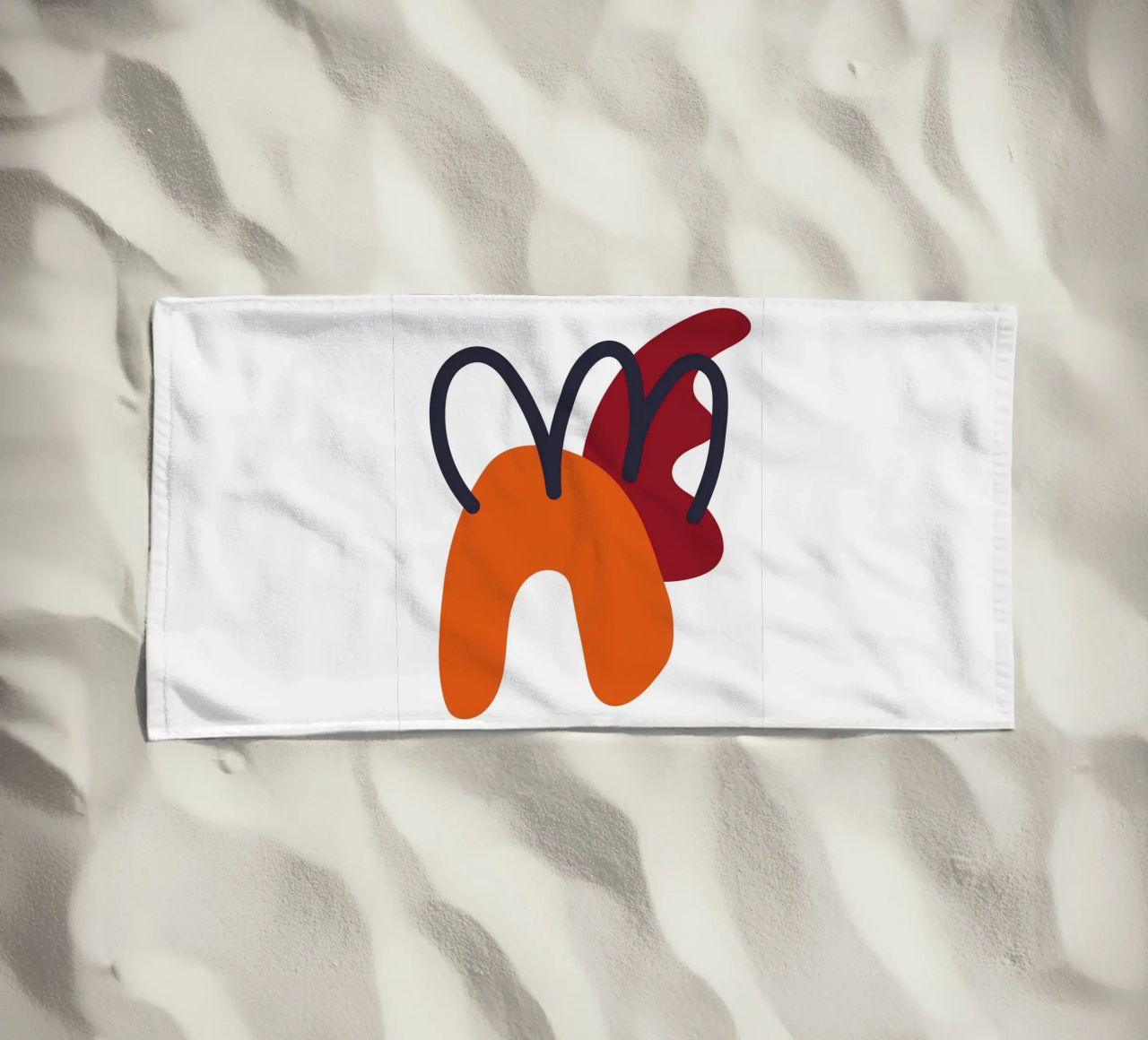 Bold abstract shapes telo mare da LisaArtes