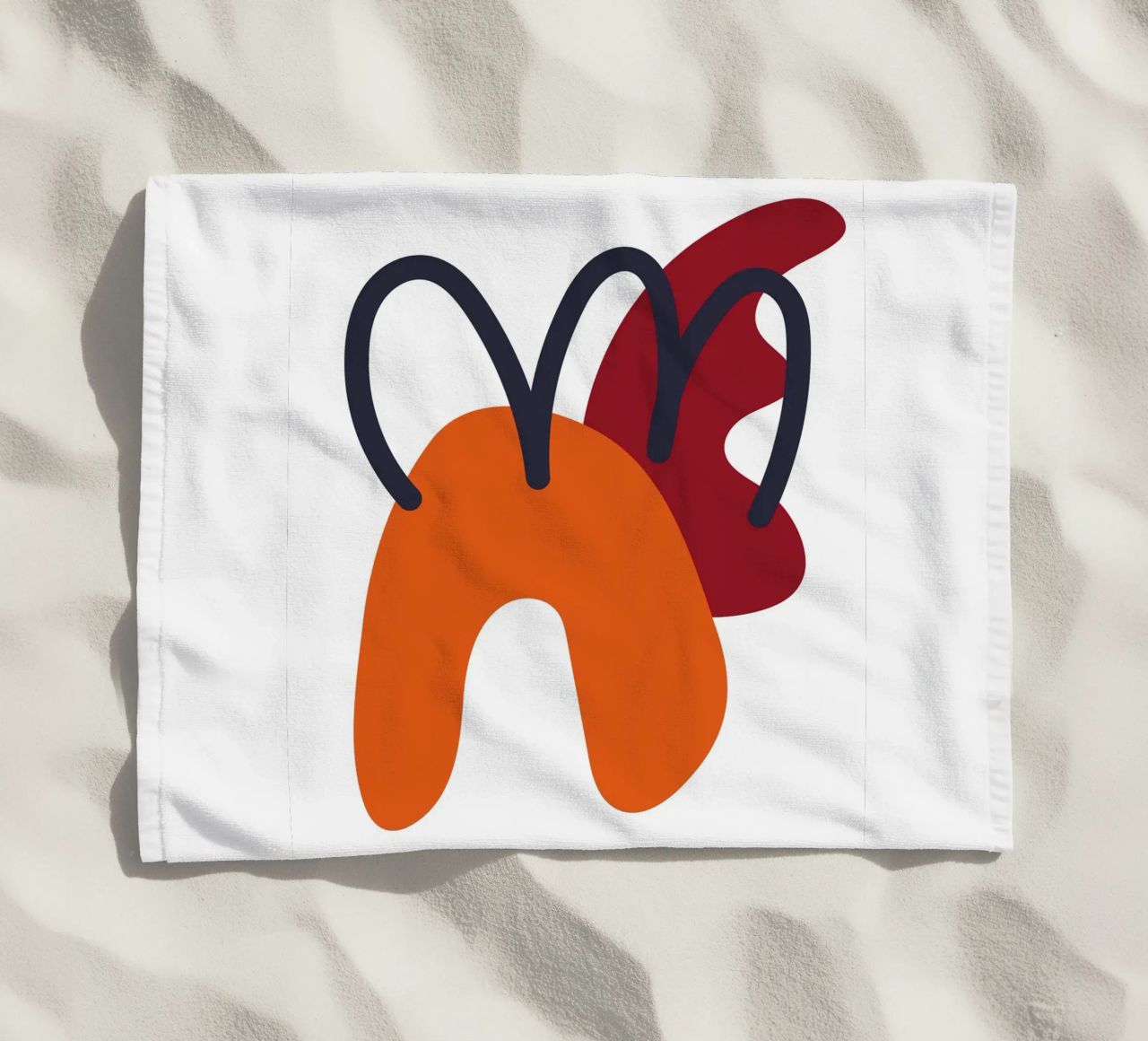 Bold abstract shapes telo mare da LisaArtes