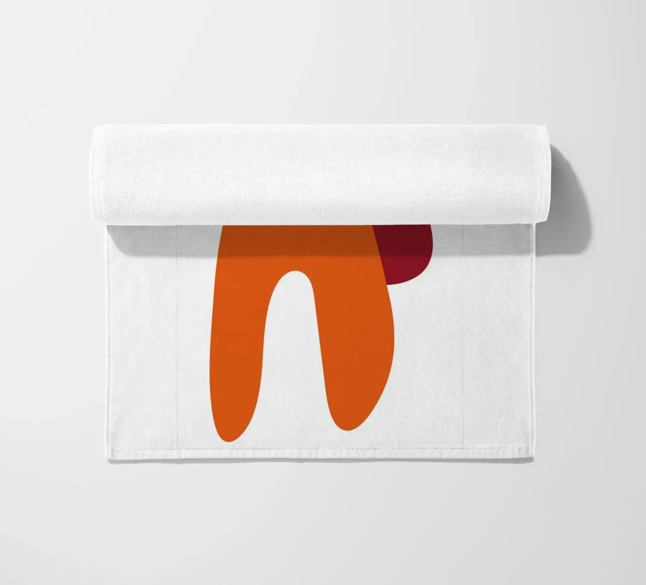 Bold abstract shapes beach towel by LisaArtes