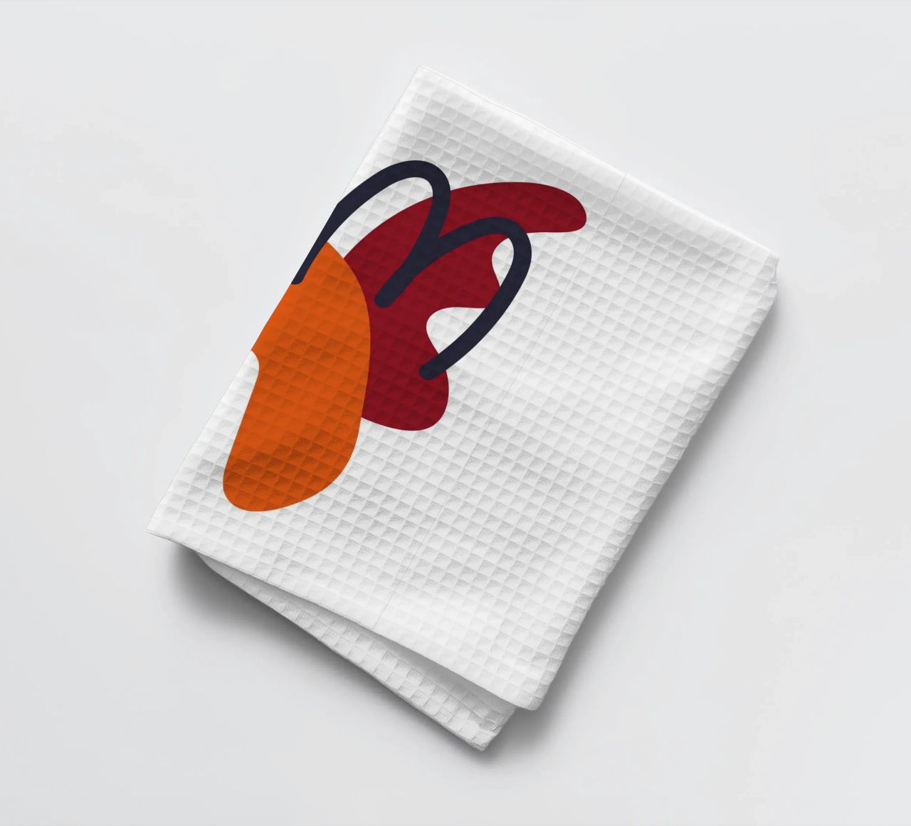 Bold abstract shapes torchon de LisaArtes
