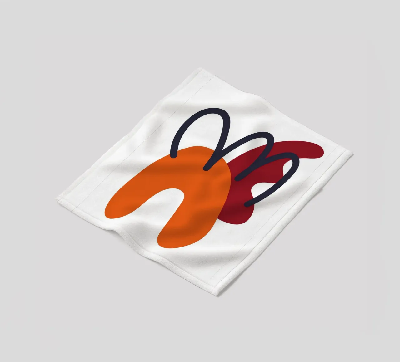 Bold abstract shapes coperta in pile da LisaArtes
