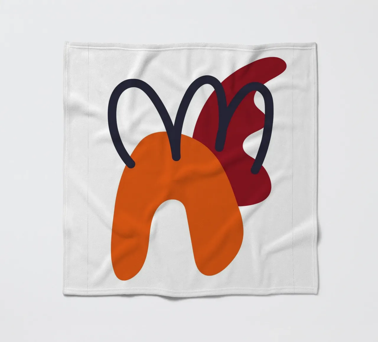 Bold abstract shapes coperta in pile da LisaArtes