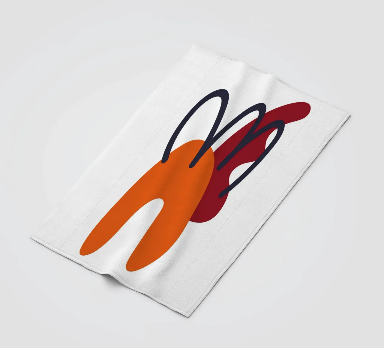 Bold abstract shapes coperta in pile da LisaArtes