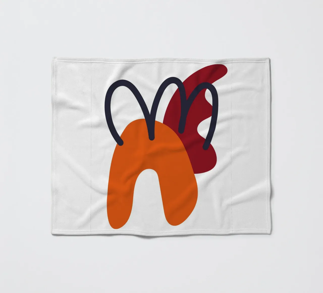 Bold abstract shapes coperta in pile da LisaArtes