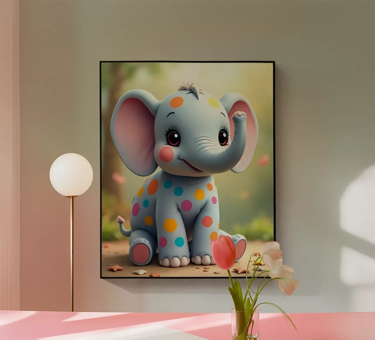 Elefante_5 plexiglass da Tierisch bunt by LK