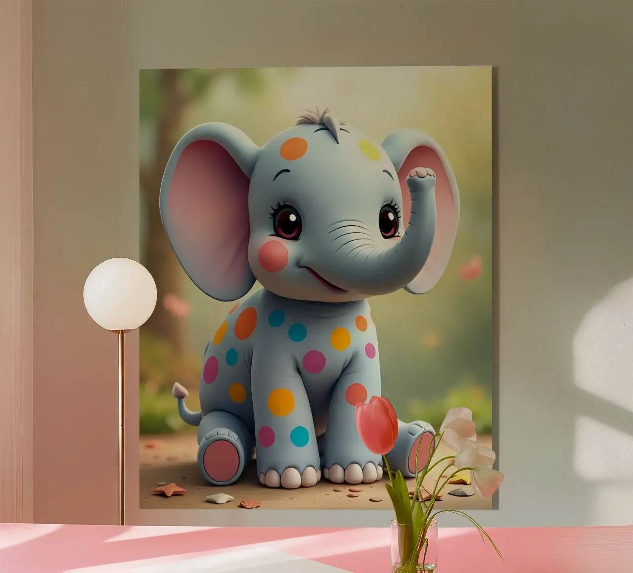 Elefante_5 plexiglass da Tierisch bunt by LK