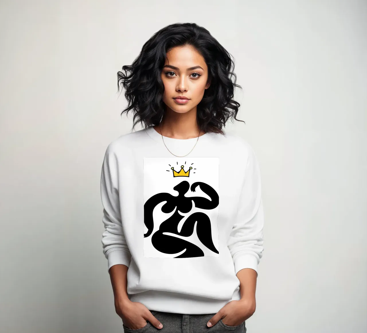 Pose with crown felpa da edsonramosart