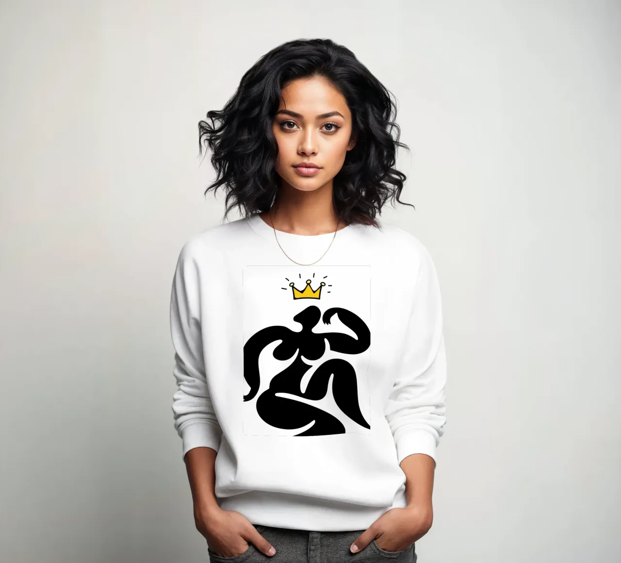 Pose with crown felpa da edsonramosart
