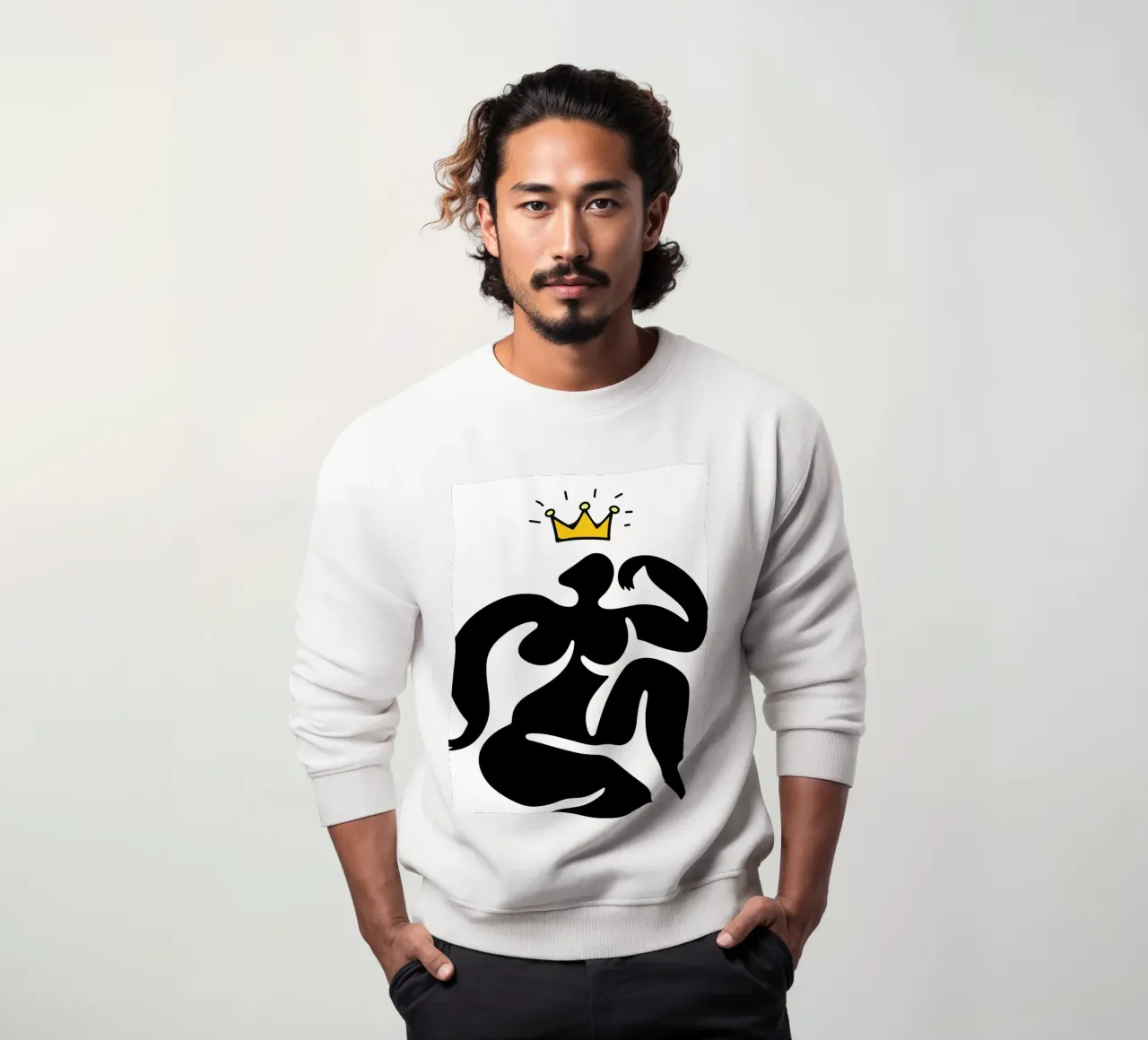 Pose with crown felpa da edsonramosart