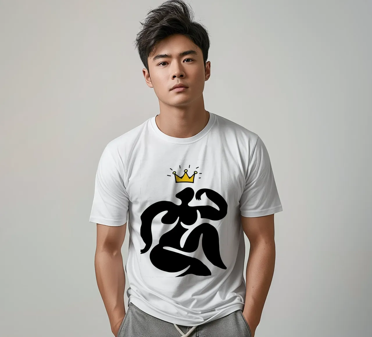 Pose with crown t-shirt da edsonramosart