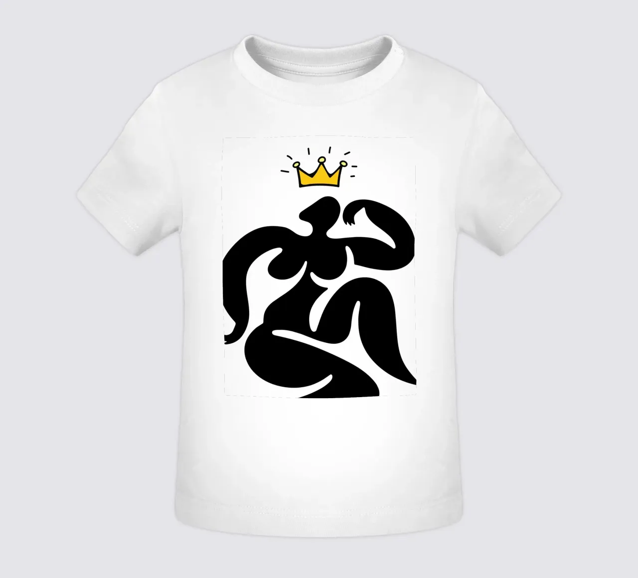 Pose with crown maglietta neonato da edsonramosart