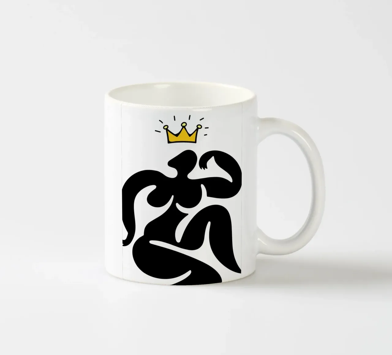 Pose with crown tazza in ceramica da edsonramosart