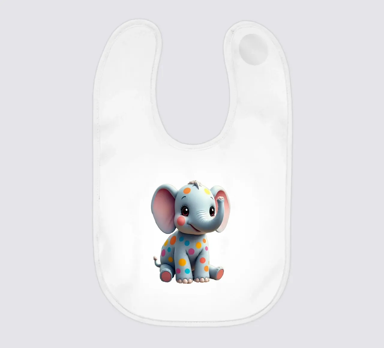 Elephant_5a baby bib by Tierisch bunt by LK