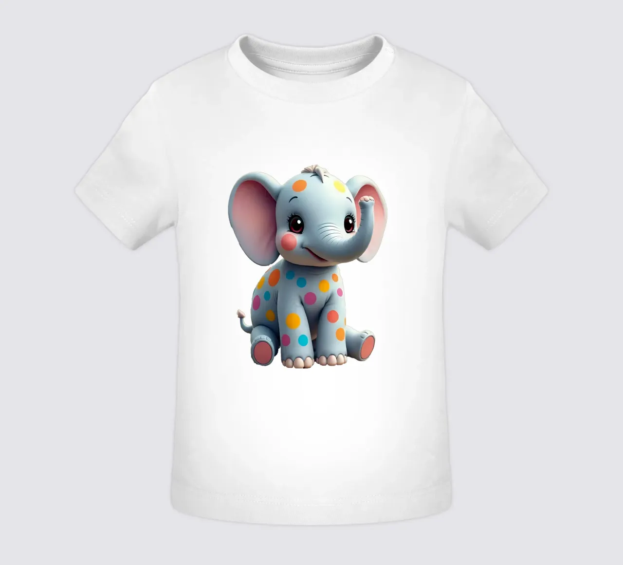 Elephant_5a baby t-shirt by Tierisch bunt by LK