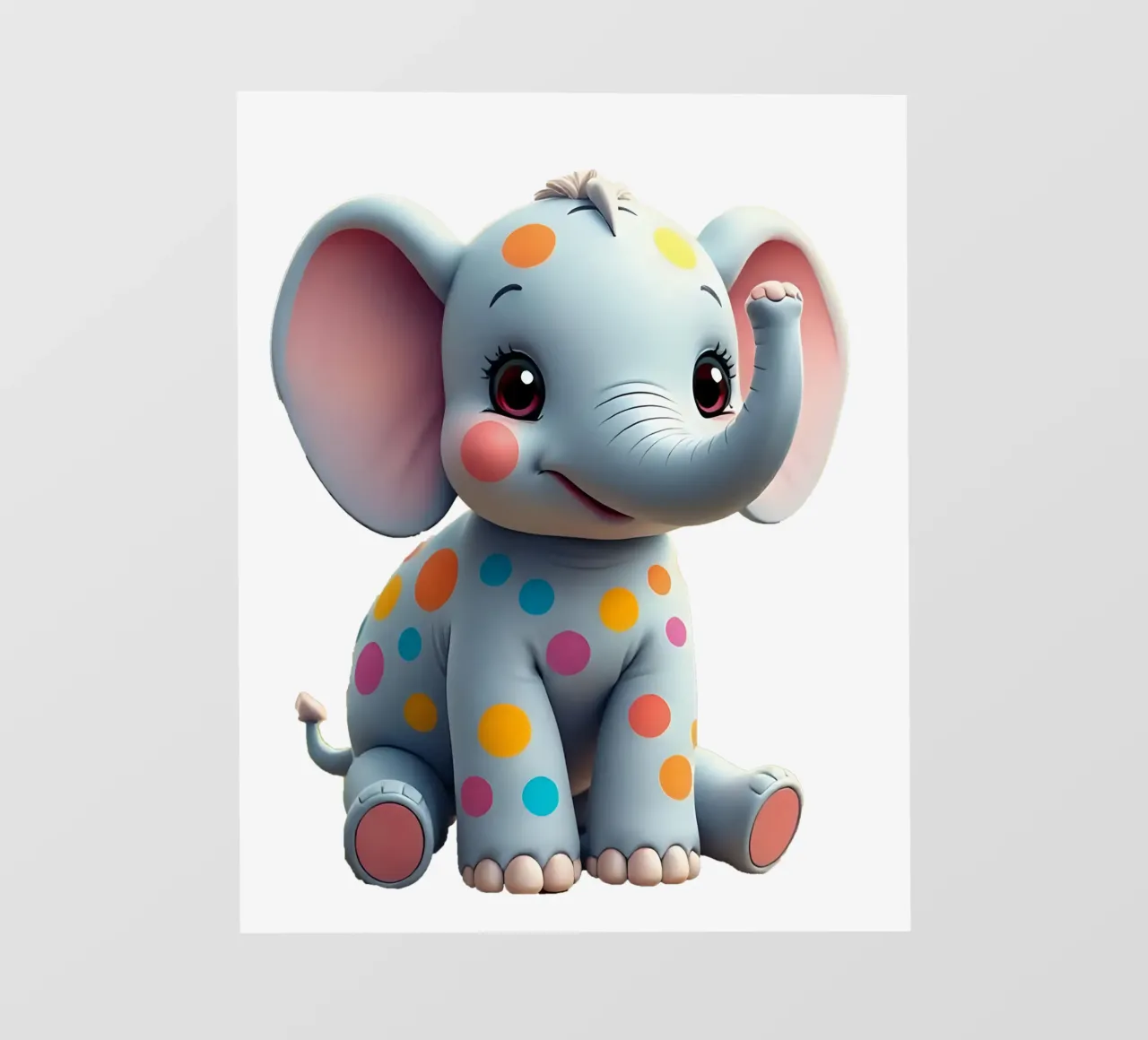 Elefante_5a telo in pvc da Tierisch bunt by LK