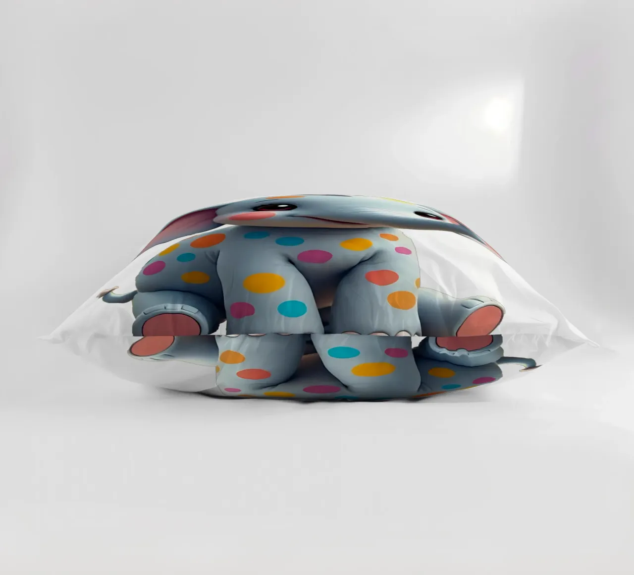Elefante_5a cuscino da Tierisch bunt by LK