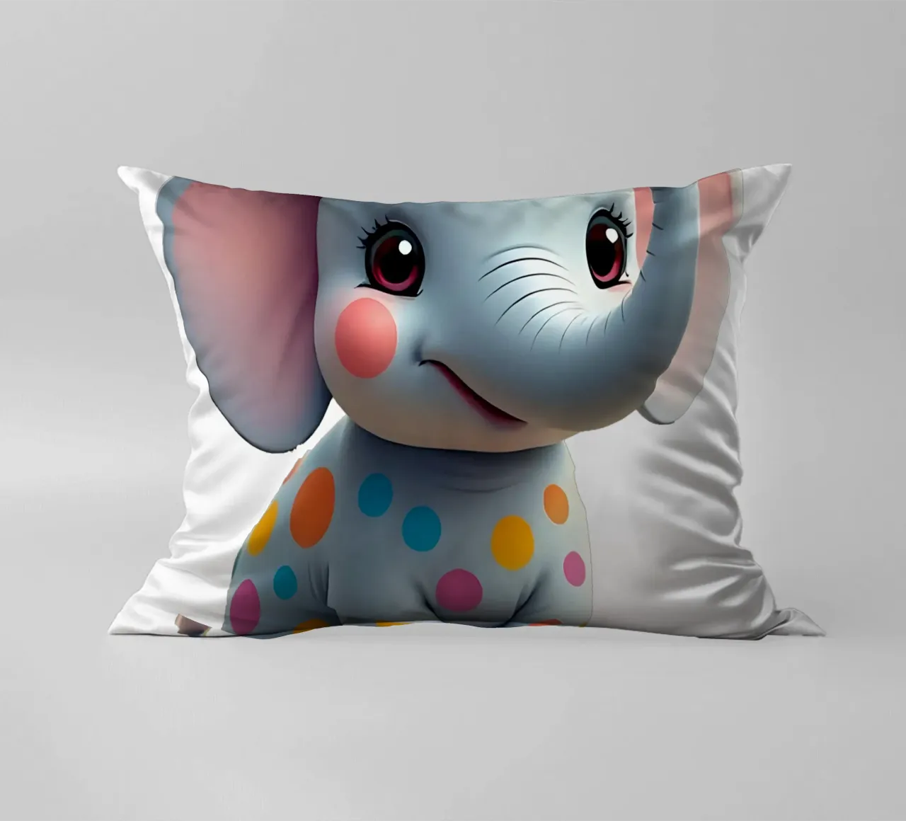 Elefante_5a cuscino da Tierisch bunt by LK