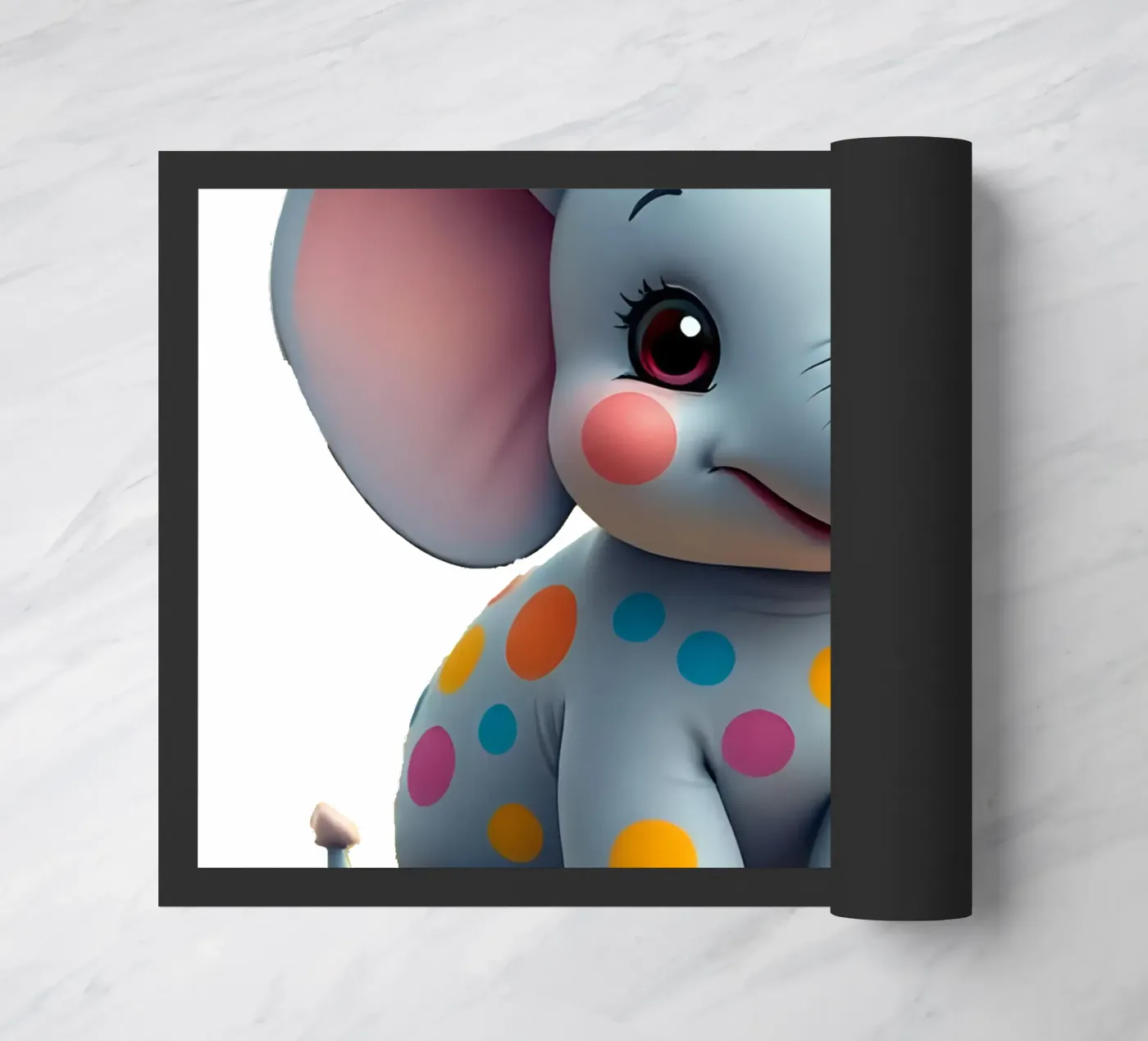 Elephant_5a doormat by Tierisch bunt by LK