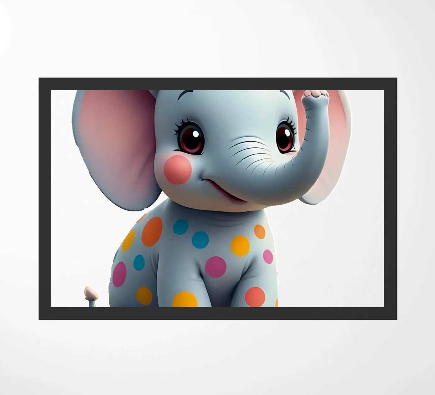 Elephant_5a doormat by Tierisch bunt by LK